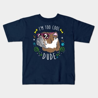 very cool bulldog Kids T-Shirt